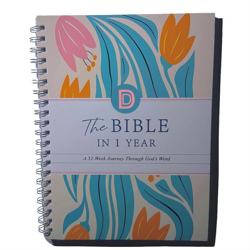 The Study the Bible for 1 Year - 52 Week Bible Journal, Bible Study Book, Personal Organizer, Office Stationery & Supplies, Gift for Women & Men