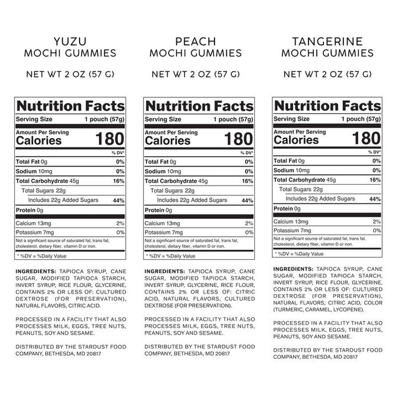 ISSEI Mochi Gummies Chewy Candy | Soft & Chewy | Award Winning | Gelatin-Free, Non-Gmo, Gluten-Free, Plant-Based, Dye-Free | Delicious Snack | 2 Oz (6 Pack, Rainbow Variety) Sweet Bonbon