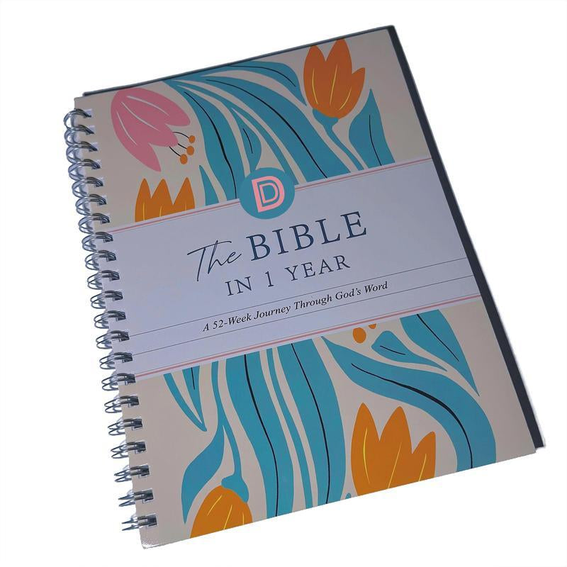 The Study the Bible for 1 Year - 52 Week Bible Journal, Bible Study Book, Personal Organizer, Office Stationery & Supplies, Gift for Women & Men